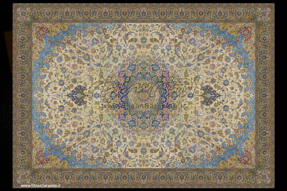 بازسازی نقشه فرش اصفهان متعلق به 40 سال پیش / The restructuring Isfahan carpets in 40 years ago